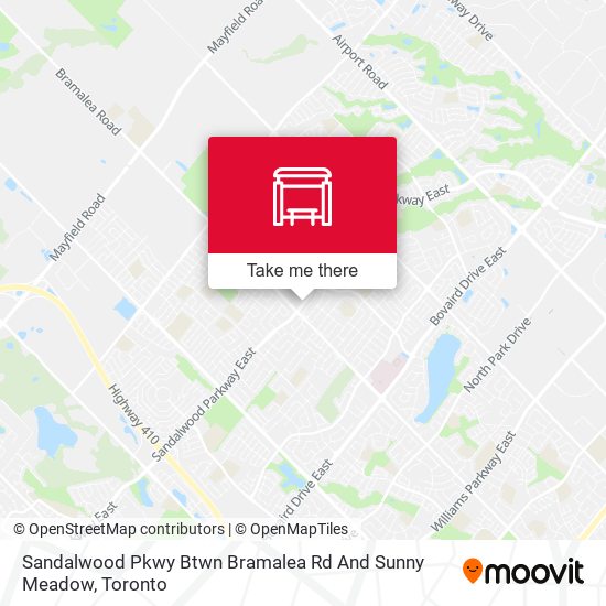 Sandalwood Pkwy Btwn Bramalea Rd And Sunny Meadow map