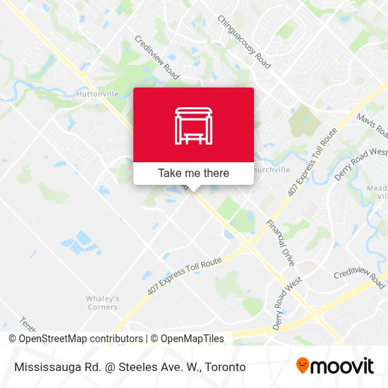 Mississauga Rd. @ Steeles Ave. W. map