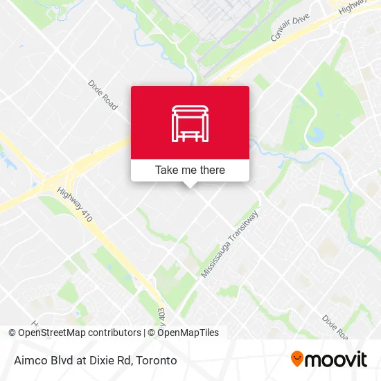Aimco Blvd at Dixie Rd map