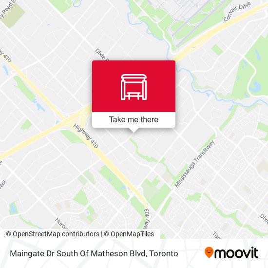 Maingate Dr South Of Matheson Blvd map