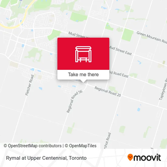 Rymal at Upper Centennial map