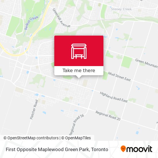 First Opposite Maplewood Green Park map