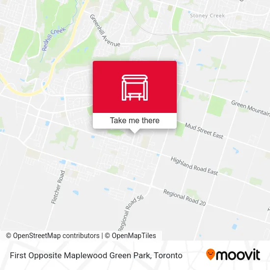First Opposite Maplewood Green Park map