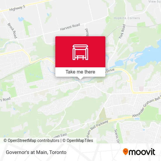 Governor's at Main map