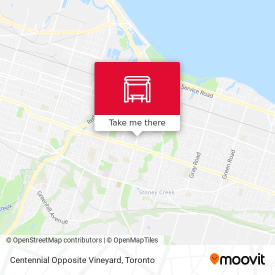 Centennial Opposite Vineyard map