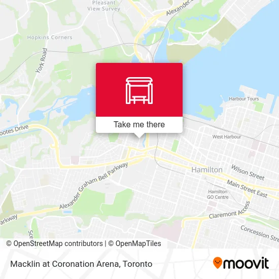 Macklin at Coronation Arena map