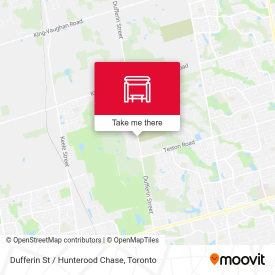 Dufferin St / Hunterood Chase plan