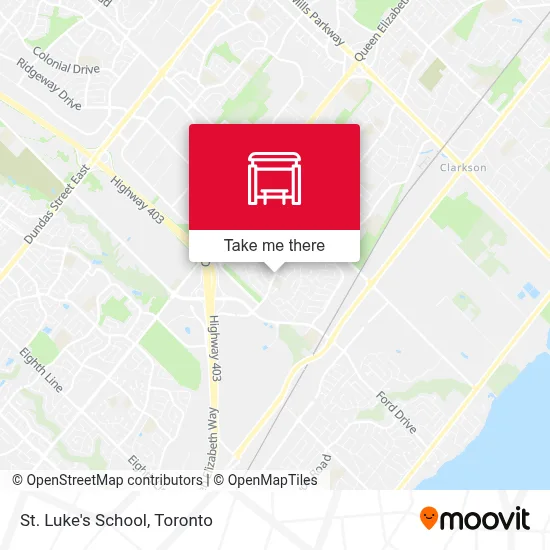 St. Luke's School map
