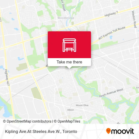 Kipling Ave.At Steeles Ave.W. map