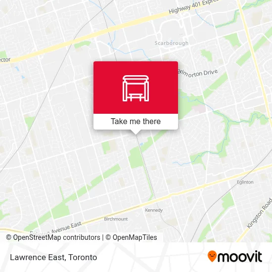Lawrence East map