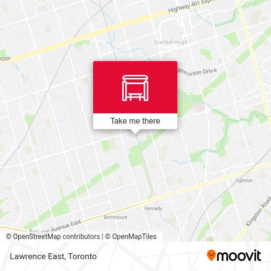 Lawrence East map