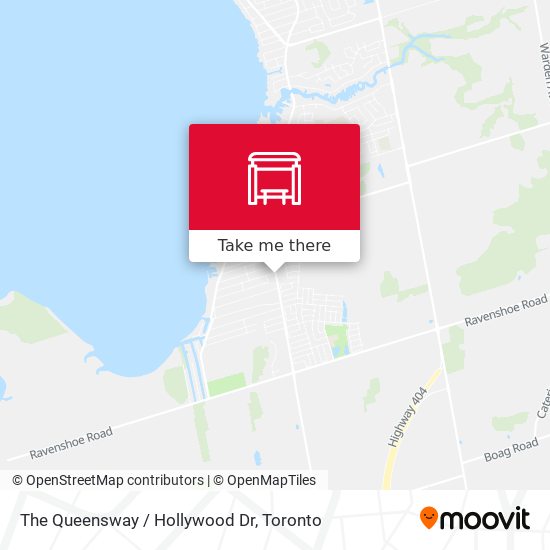 The Queensway / Hollywood Dr map