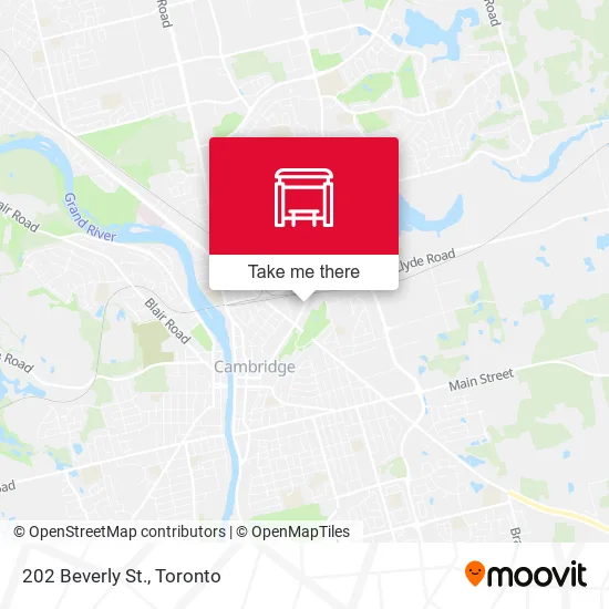 202 Beverly St. map