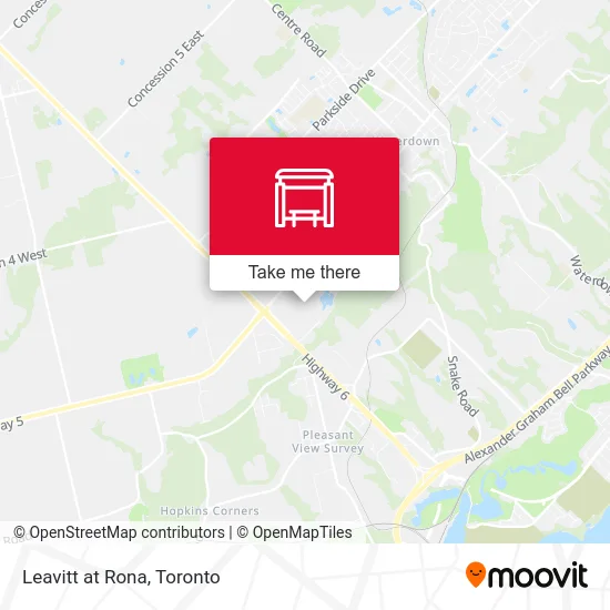Leavitt at Rona map