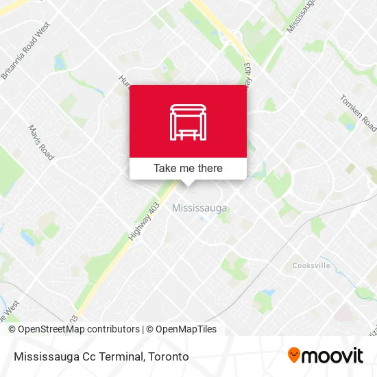 Mississauga Cc Terminal map