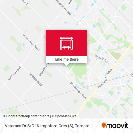 Veterans Dr S / Of Kempsford Cres map