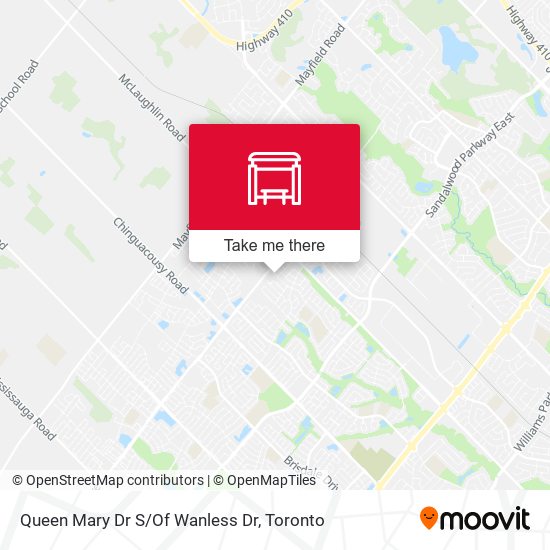 Queen Mary Dr S/Of Wanless Dr map