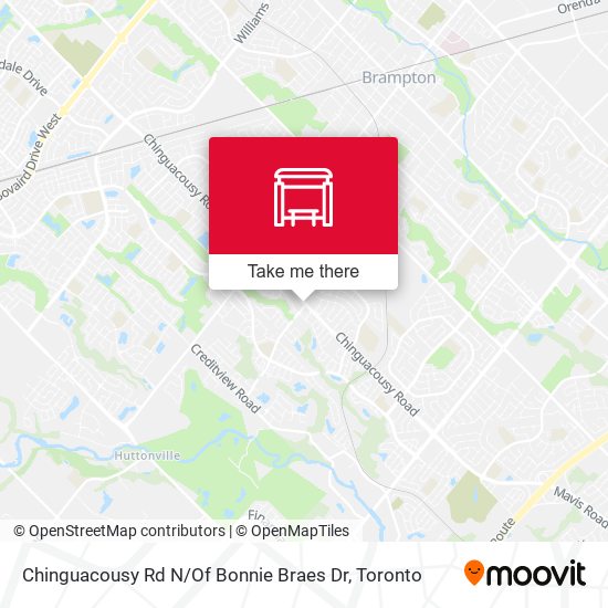 Chinguacousy Rd N / Of Bonnie Braes Dr map