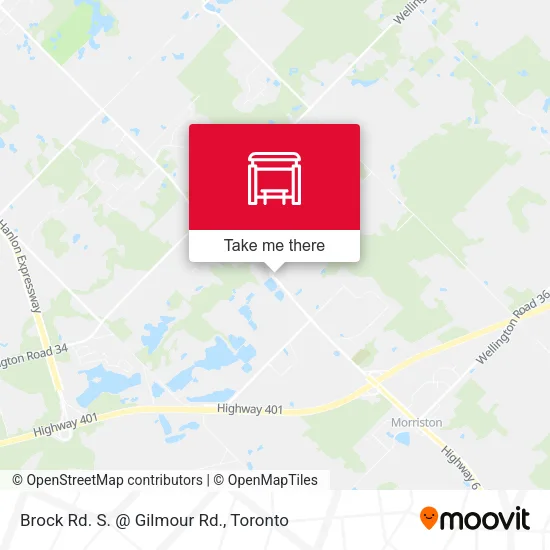 Brock Rd. S. @ Gilmour Rd. map