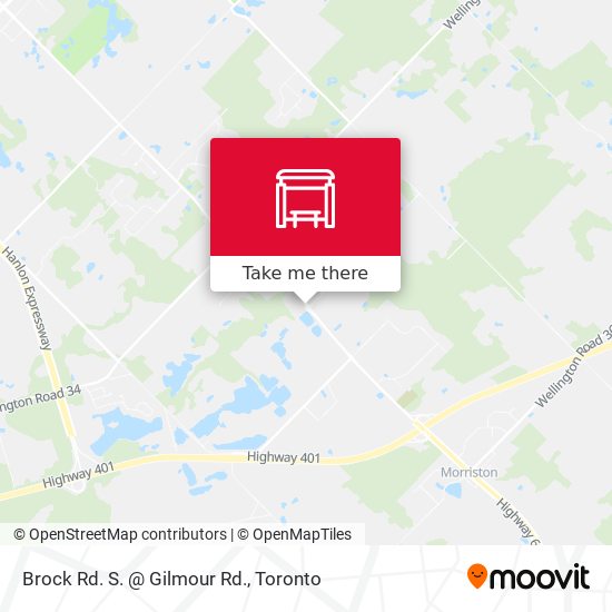 Brock Rd. S. @ Gilmour Rd. plan