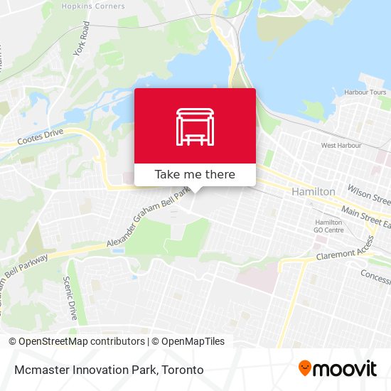 Mcmaster Innovation Park map