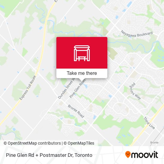 Pine Glen Rd + Postmaster Dr map