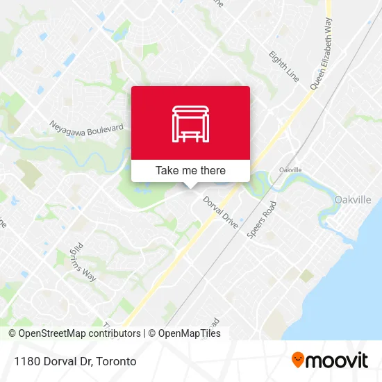 1180 Dorval Dr map