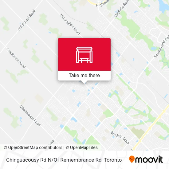 Chinguacousy Rd N / Of Remembrance Rd map
