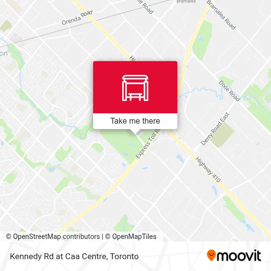 Kennedy Rd at Caa Centre map