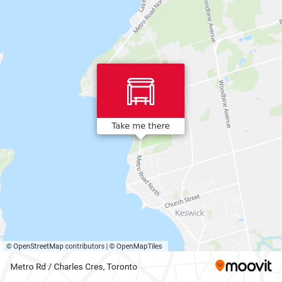 Metro Rd / Charles Cres map