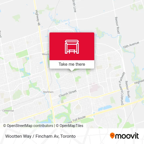 Wootten Way / Fincham Av map