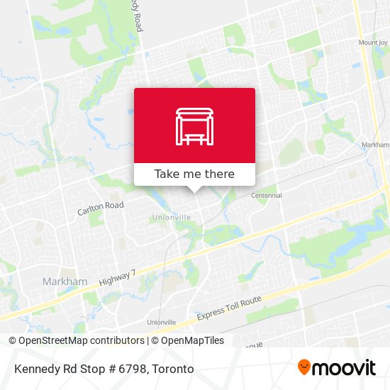 Kennedy Rd Stop # 6798 map