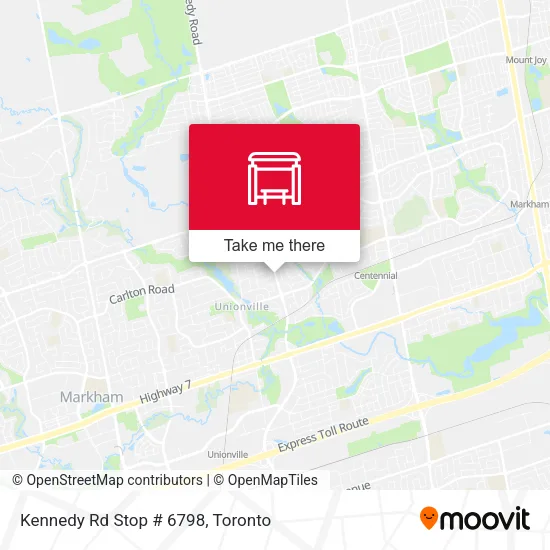 Kennedy Rd Stop # 6798 map