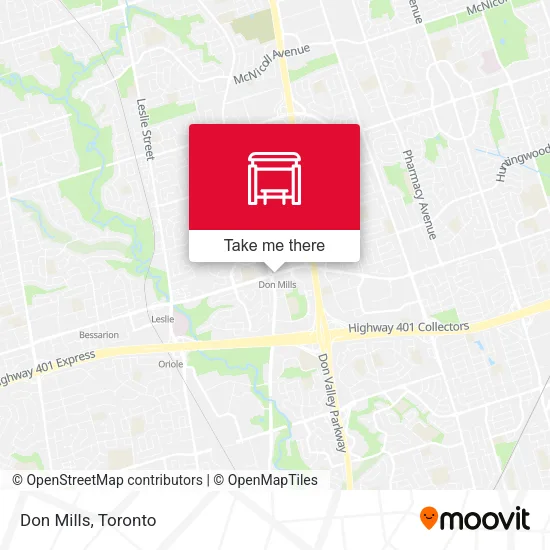 Don Mills map