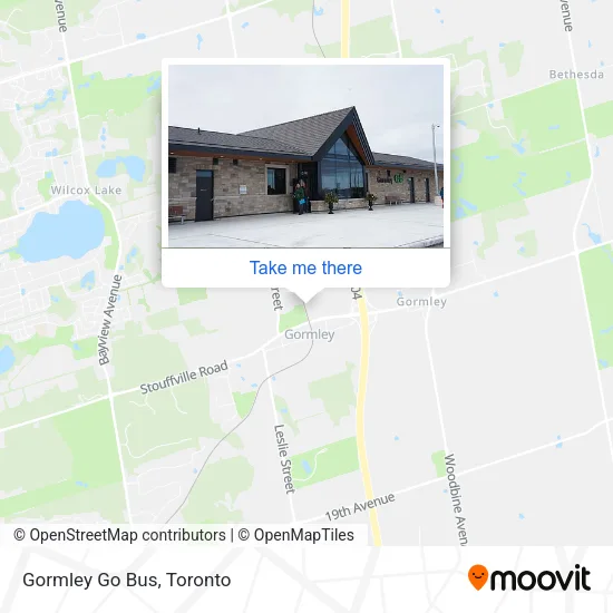 Gormley Go Bus map