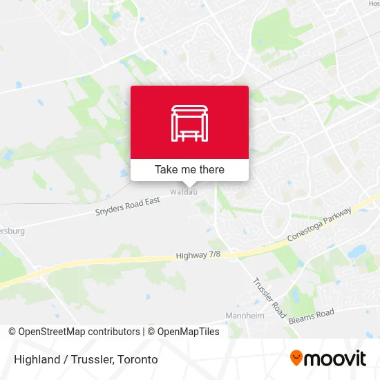 Highland / Trussler map