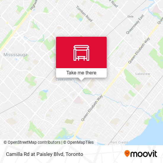 Camilla Rd at Paisley Blvd map