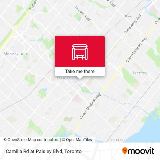 Camilla Rd at Paisley Blvd map
