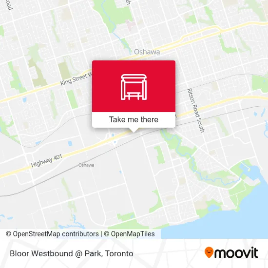 Bloor Westbound @ Park plan