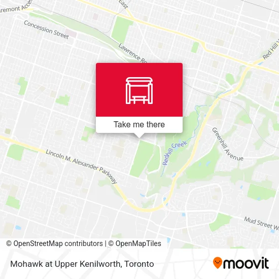 Mohawk at Upper Kenilworth map