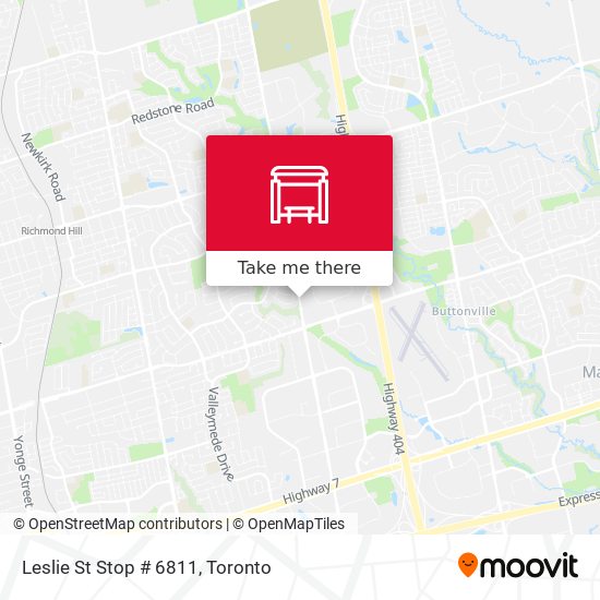 Leslie St Stop # 6811 plan