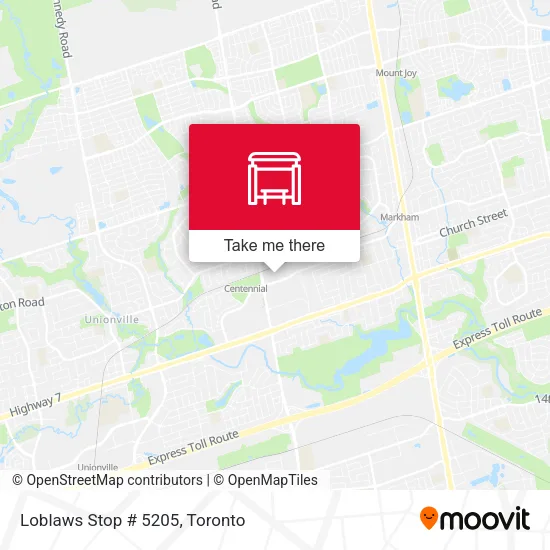 Loblaws Stop # 5205 map