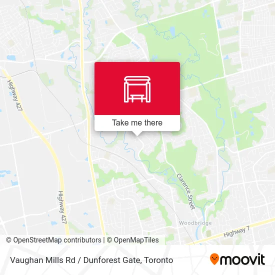 Vaughan Mills Rd / Dunforest Gate map