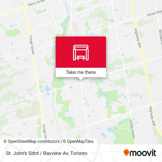 St. John's Sdrd / Bayview Av map