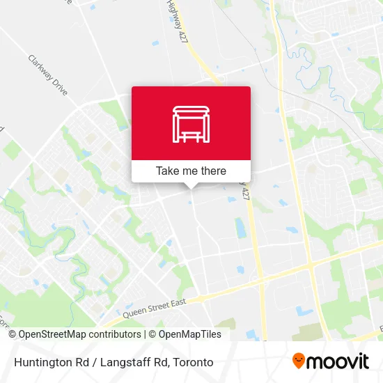Huntington Rd / Langstaff Rd map
