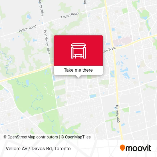 Vellore Av / Davos Rd map