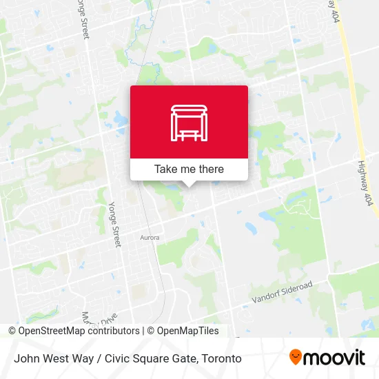 John West Way / Civic Square Gate map