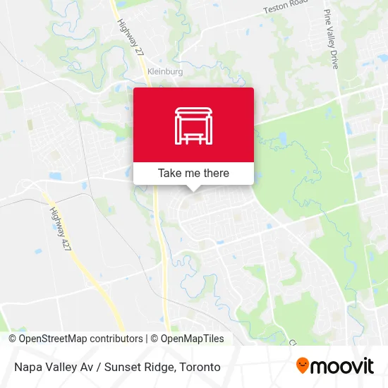Napa Valley Av / Sunset Ridge map