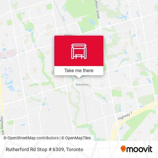 Rutherford Rd Stop # 6309 map