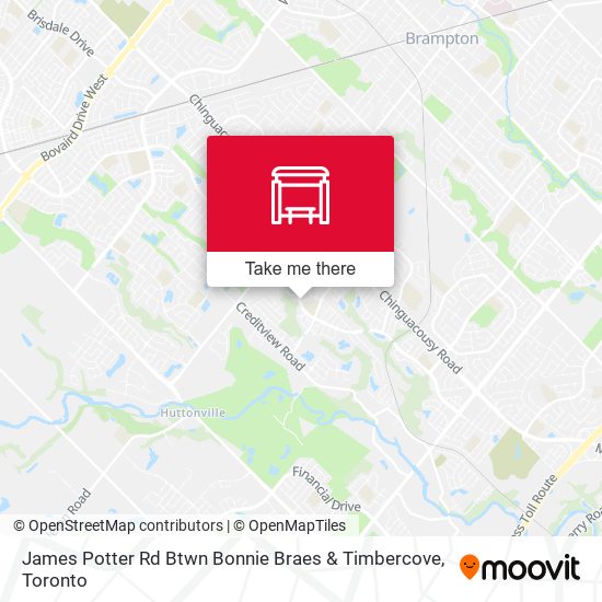 James Potter Rd Btwn Bonnie Braes & Timbercove map
